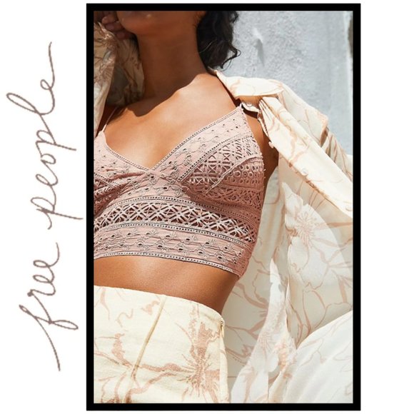 Free People Other - NWT Carina Longline Bralette in Ballet
